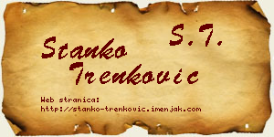 Stanko Trenković vizit kartica